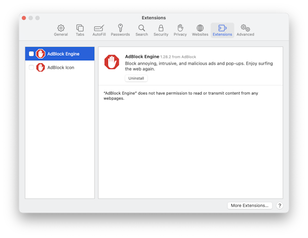What can I do if the Manage Plug-ins button is gone from Apple Mail?