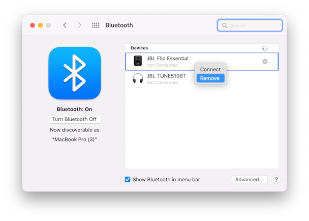 Componist Nauw rooster Bluetooth-problemen in macOS Monterey oplossen