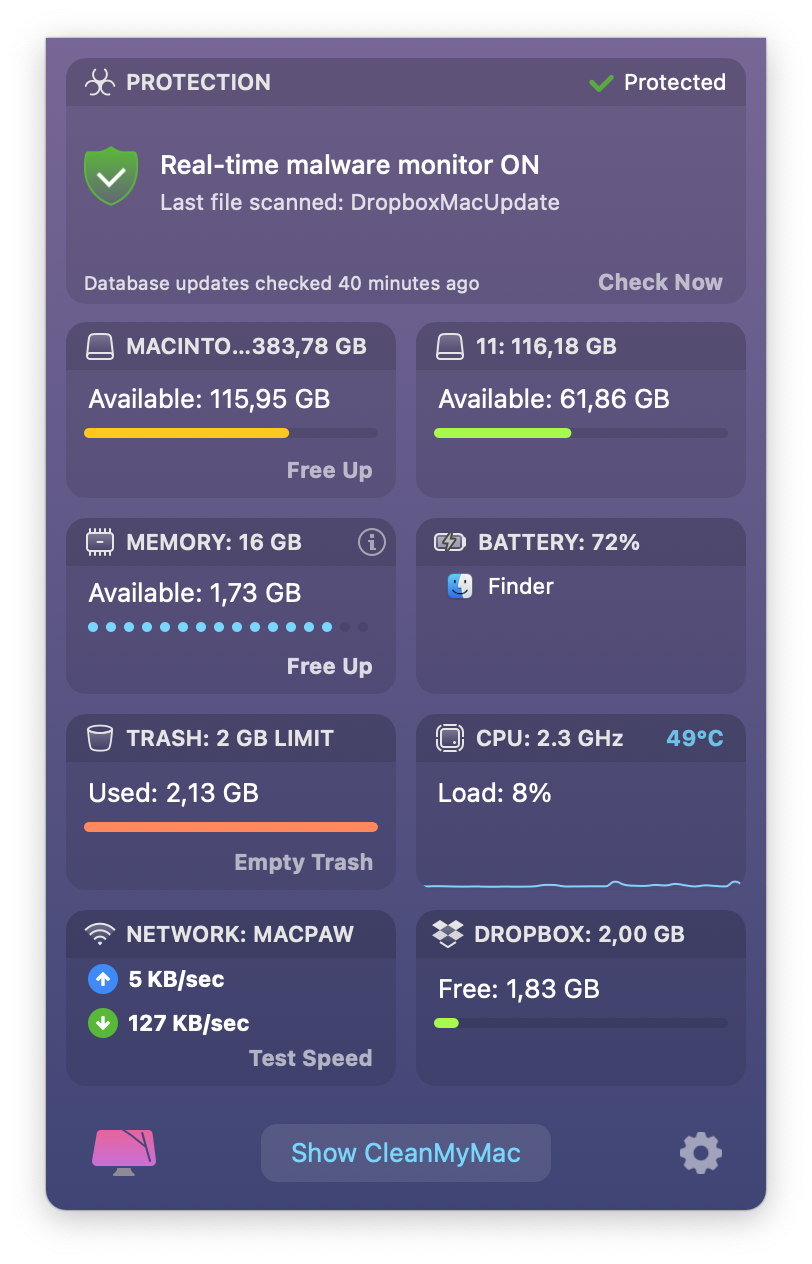 how do i clean my mac startup disk