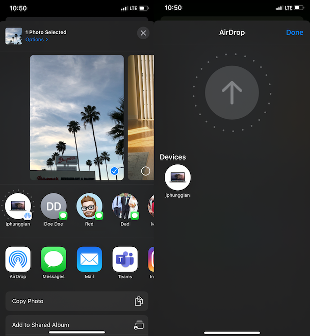 How to AirDrop from Mac to iPhone and back