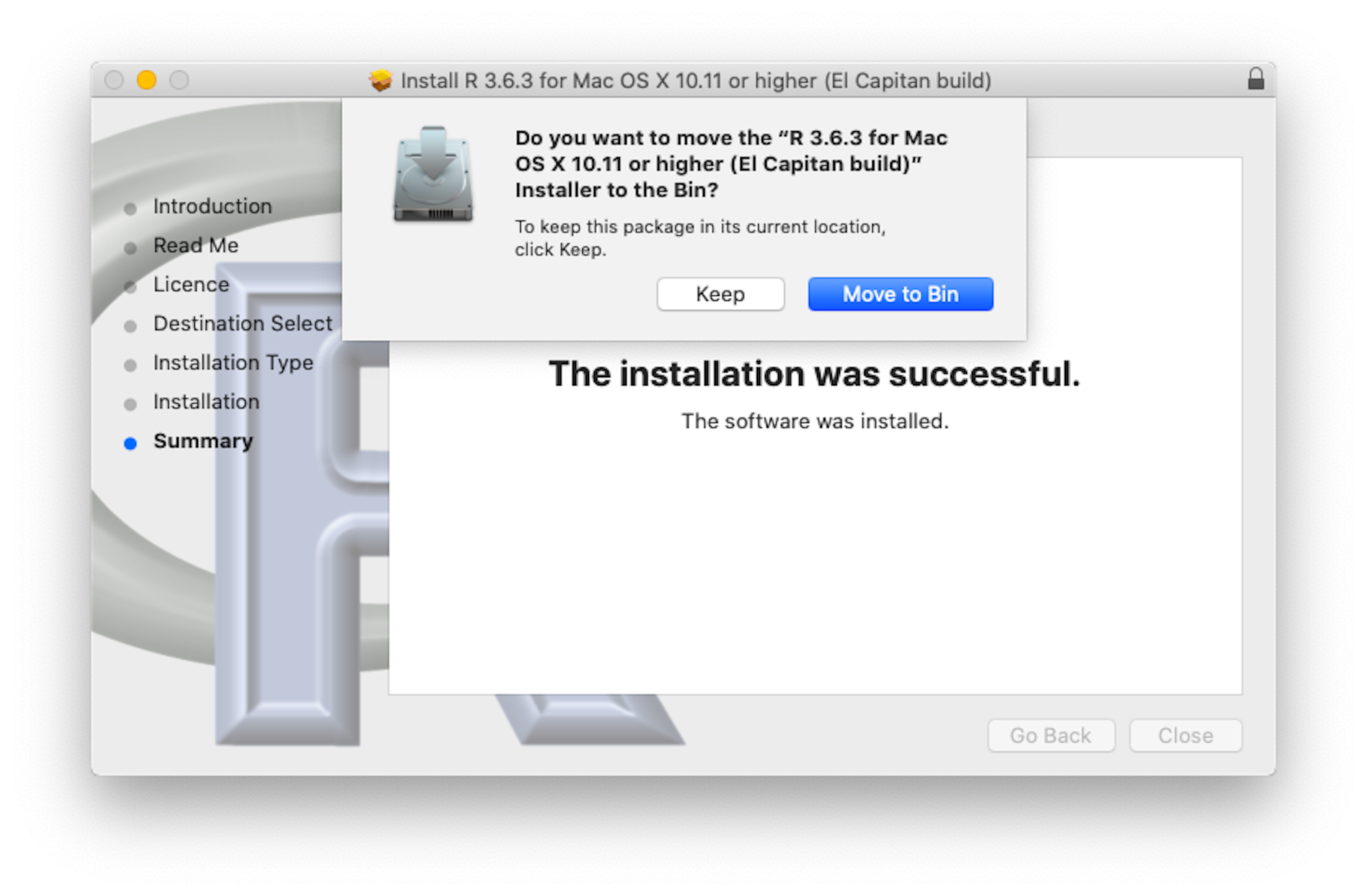 download r in mac