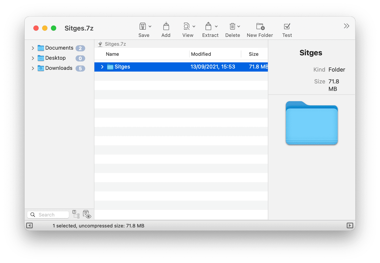 how to open 7z files on mac
