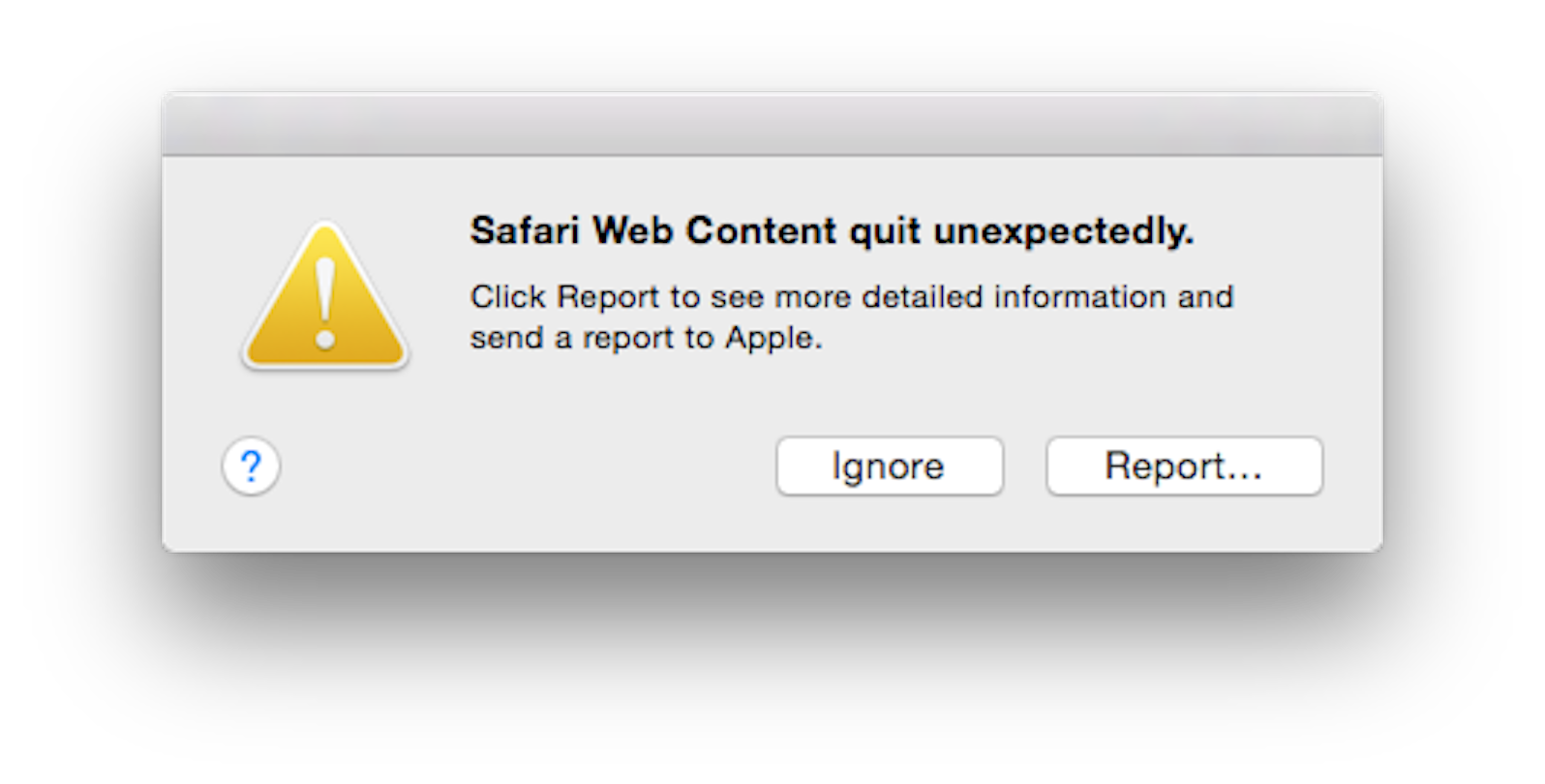 safari web content quit