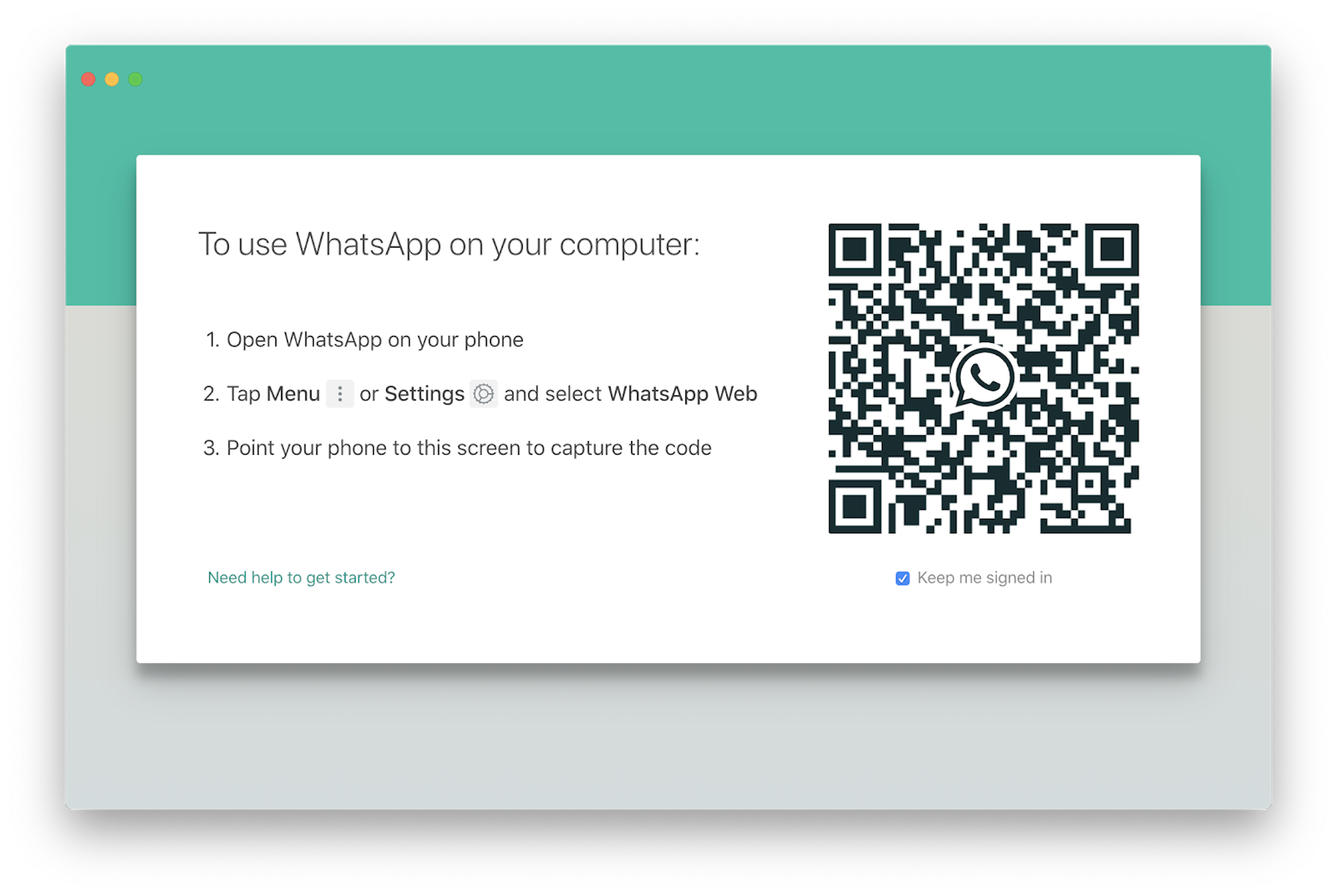 can you download whatsapp on mac