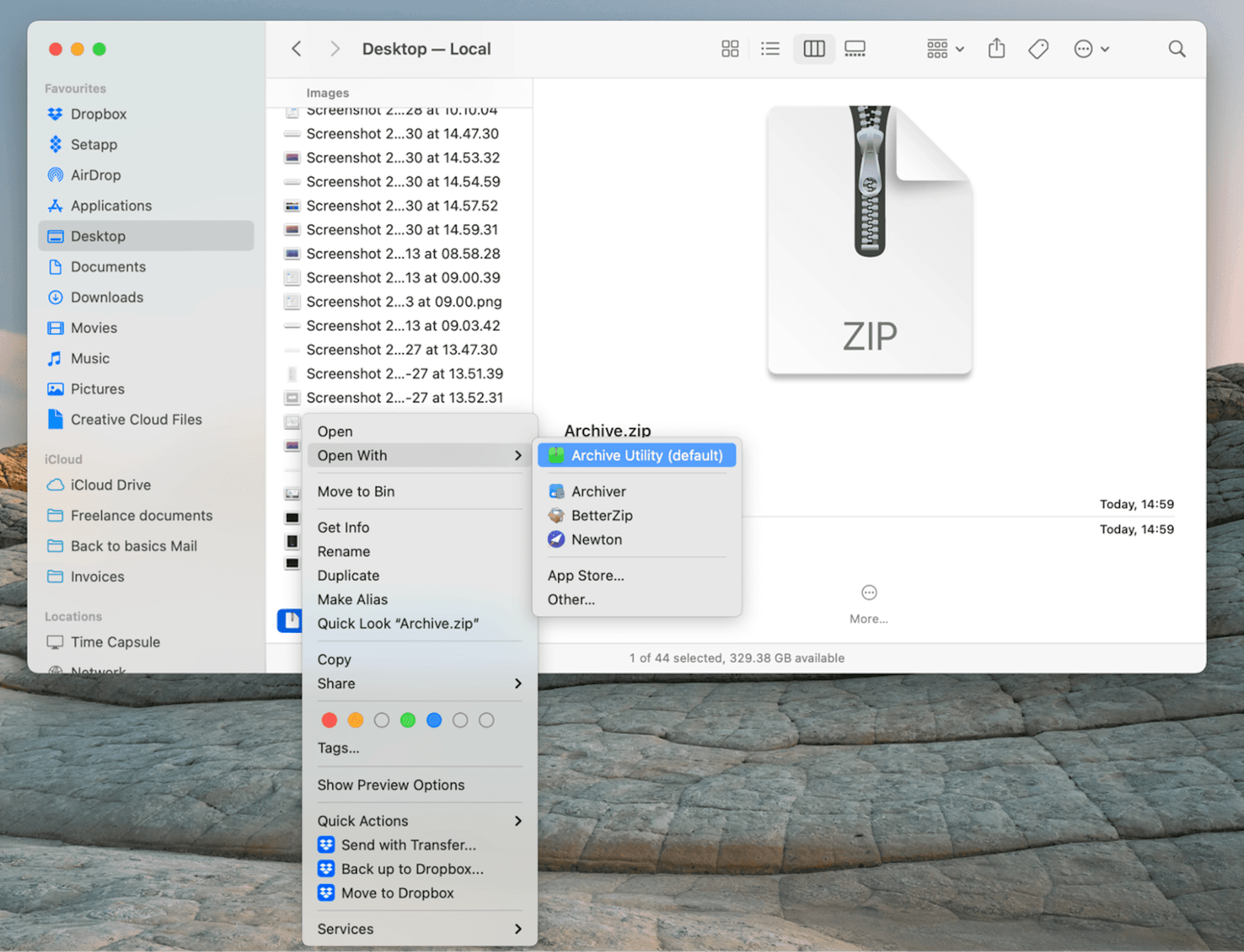download unzip free mac