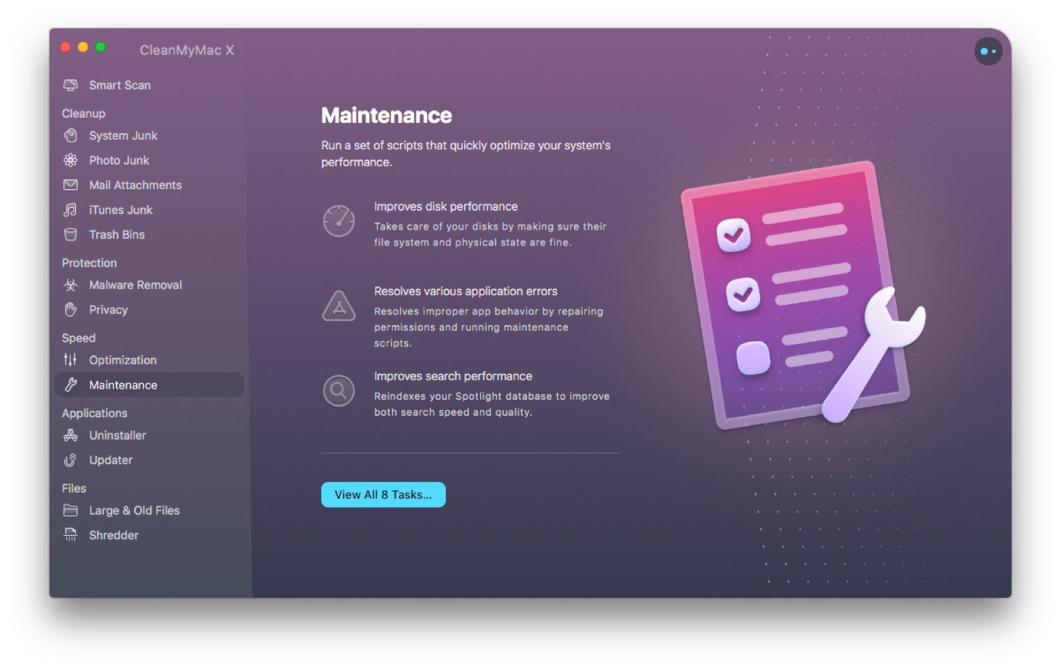 routine maintenance for mac
